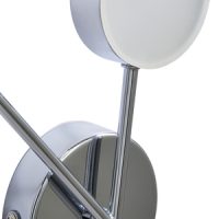 Edessa 2x5w LED Wall Light IP44 Chrome - Image 3