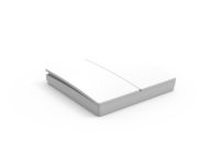 2 Gang Kinetic Push Switch Matt White IP65 - Image 2