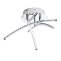 Mandra Cross-Over LED Ceiling IP44 Chrome - Image 2