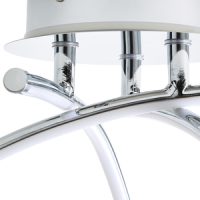 Mandra Cross-Over LED Ceiling IP44 Chrome - Image 3