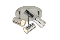 Freya 3lt GU10 Spot round plate IP44 Chrome - Image 3