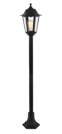 Polycarbonate 6 Panel Tall Post Lantern - Image 2