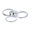Chios 3 Ring LED Flush IP44 Chrome - Image 2