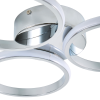 Chios 3 Ring LED Flush IP44 Chrome - Image 3