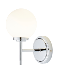 Porto 1lt Wall Lamp ChrOpl - Image 4