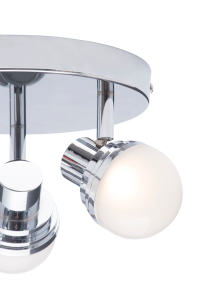 Milan Deco 3lt LED Plate Chr - Image 3