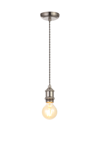 Cable Susp Satin Nickel Grey fabric Cable - Image 2