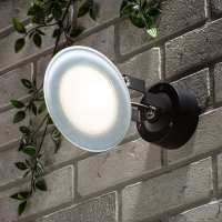 Gorda 12w LED WL/Spike/Spot DC Alum COB IP65 Black - Image 2