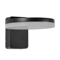 Corte 12w LED Wall Light IP65 Black - Image 2