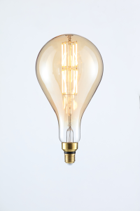 BT180 6w LED E27 Filament Vintage 2000k Bulb Amber - Image 2