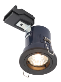 Fixed Fire rated Downlight Matt Black - Image 2