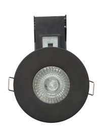 IP65 Fire Rat Showerlight Matt Black - Image 3