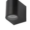 Iona 1lt Wall Light ABS+PC IP44 Max 5W LED Black - Image 2