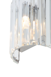 Pegasi G9 Ingot Wall Shield IP44 Chrome - Image 3
