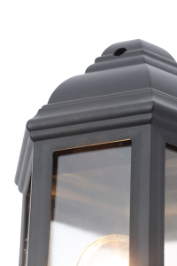 Athena Wall Lantern Black - Image 3