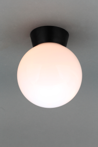 York E27 Globe Flush BlkOpl - Image 2
