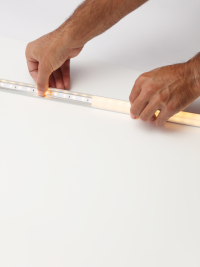2m Aluminum 45deg Corner Profile Silver Opal Cov - Image 3