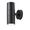 Neso IP65 LED Twin GU10 Up Down Blk - Image 2