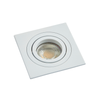 Pasto Single Alum Sq Adj DL GU10 White - Image 2