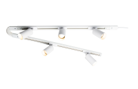 Cayo 5 Head Track Kit GU10 2 x 0.8m White - Image 2