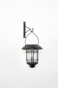 Horden Solar LED Hanging Wall Lantern CCT 15Lm Blk - Image 3