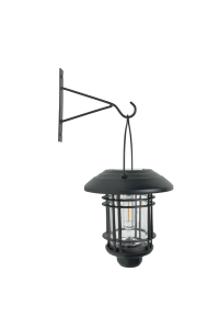 Horden Solar LED Hanging Wall Lantern CCT 15Lm Blk - Image 4