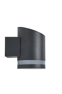 Trimdon Solar LED Wall Light 100Lm Black - Image 3