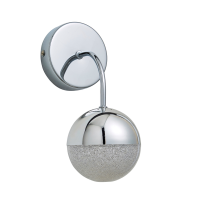 Rhodes 1lt LED Wall Light IP44 Chrome - Image 2