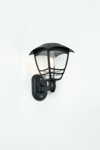 Cadeby Solar LED Wall Lantern 2700k 15Lm Black - Image 3