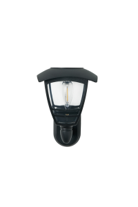 Cadeby Solar LED Wall Lantern 2700k 15Lm Black - Image 4