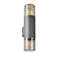 Beata 2lt Round Up/Down WL Grey w Smoke Shade - Image 2