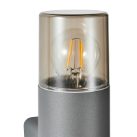 Beata 2lt Round Up/Down WL Grey w Smoke Shade - Image 3