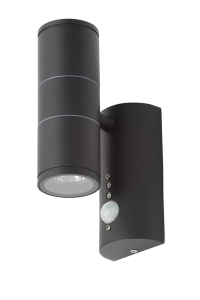 Islay 2L GU10 WL PIR Blk 316 SST BLACK - Image 2