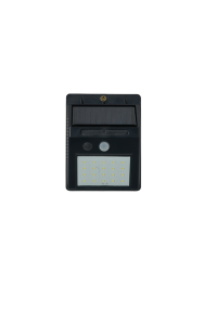 Marley Solar LED Wall Light w PIR 6000k 230Lm Blk - Image 4