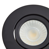 SBlk Adj Firerated LED Downlight 5W 4000K IP65 - Image 3