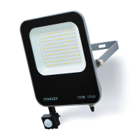 Stanley 100w PIR LED Floodlight Blk/Anth - Image 2