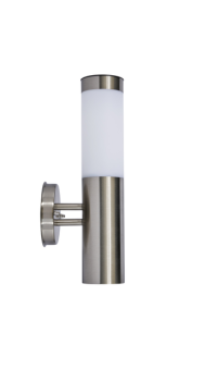 Creswell Solar LED Wall Light w Diffuser SST - Image 5