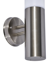 Creswell Solar LED Wall Light w Diffuser SST - Image 6