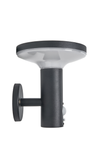 Clara Solar LED Wall Light w PIR 220Lm Black - Image 3