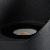 Bude 10w LED Coil Wall Light Black - Image 3