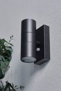 Leto IP65 2lt GU10 with Photocell Blk - Image 2