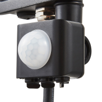 10W LED Slimline Floodlight with PIR Black - Image 3