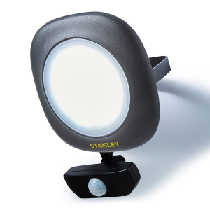 Stanley Die Cast 30w PIR LED Floodlight Black
