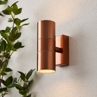 Leto IP65 2lt GU10 Wall light Copper - Image 2