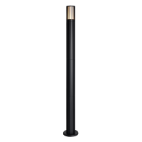 Muto 1 Light GU10 Adj Post Light IP44 Black