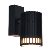 Muto 1 Light GU10 Fixed Downlight IP65 Black