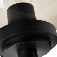 Gaki 1 x E27 Globe WL IP44 Black/Smoke - Image 2