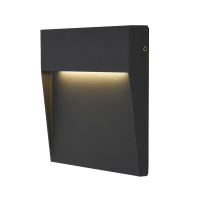 Puya 3w LED Squ 16cm Guide Light Large IP54 Anth