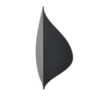 Alani 9w LED Leaf Style Wall Light IP65 Anthracite