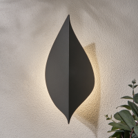 Alani 9w LED Leaf Style Wall Light IP65 Anthracite - Image 2